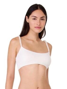 Kate Spade Pearl Strap Bikini Top - String Of Pearls NWT XS